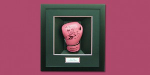 bespoke picture framing 3d objects signed boxing glove sports memorabilia
