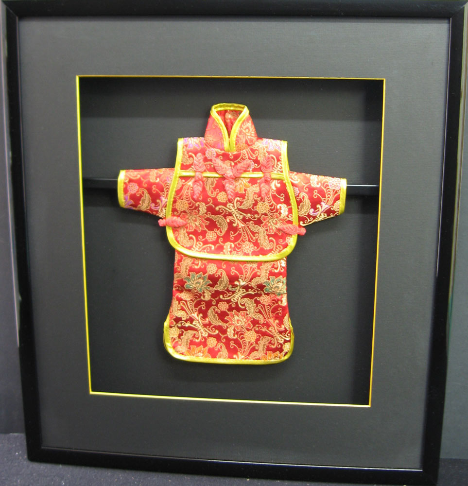 bespoke picture framing 3d objects cultural clothing