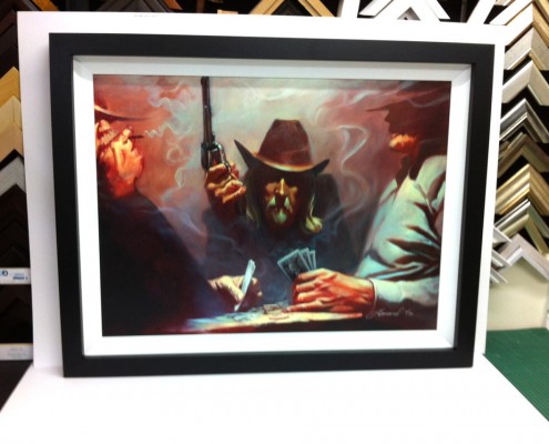 bespoke picture framing artwork wild west