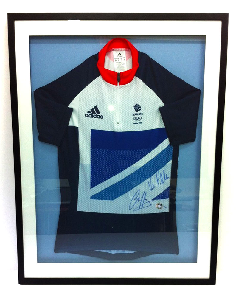 bespoke picture framing signed Olympics sports memorabilia