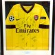 bespoke picture framing signed arsenal shirt sports memorabilia