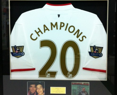 bespoke picture framing sports memorabilia